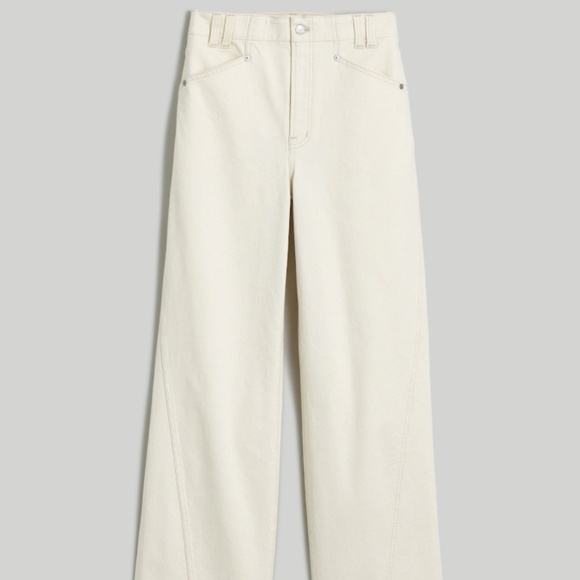 NWT Madewell Perfect Vintage Wide- leg Jean in Vintage Canvas Snap Edition SZ 23 - Picture 8 of 9